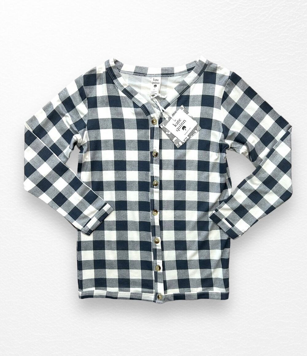 NWT Kate Quinn Bamboo V-Neck Cardigan, Size 8